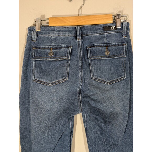 Kut From the Kloth Women Chris High Rise Jogger Jeans Sz 6 Gorpocore Casual - Picture 5 of 12